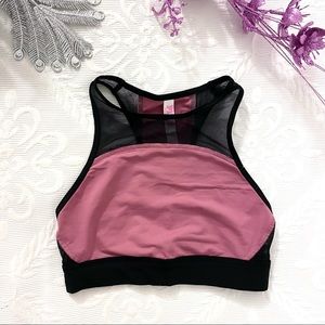 BNWOT vs pink ultimate mesh racerback sports bra workout set (1/2)